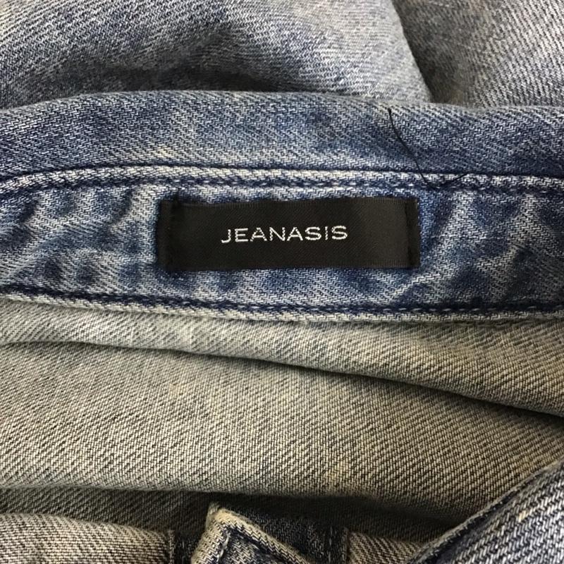 ジーナシス JEANASIS シャツ、ブラウス 半袖 JS064293AA デニムシャツ オーバーサイズ FREE 無地 青 / ブルー / レディース USED 古着 中古 10109528