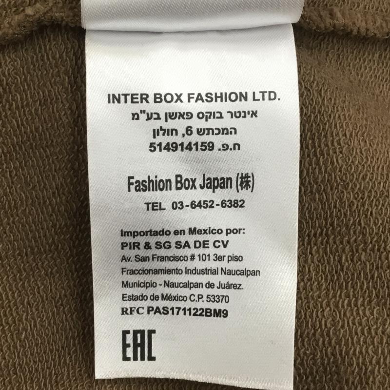 リプレイ REPLAY パーカー 長袖 XL ロゴ、文字 茶 / ブラウン / メンズ USED 古着 中古 10110709