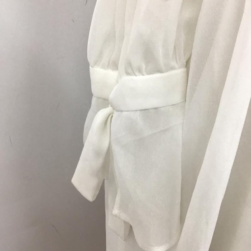 セシルマクビー CECIL McBEE カットソー 半袖 M 無地 白 / ホワイト /  レディース USED 古着 中古 10114006