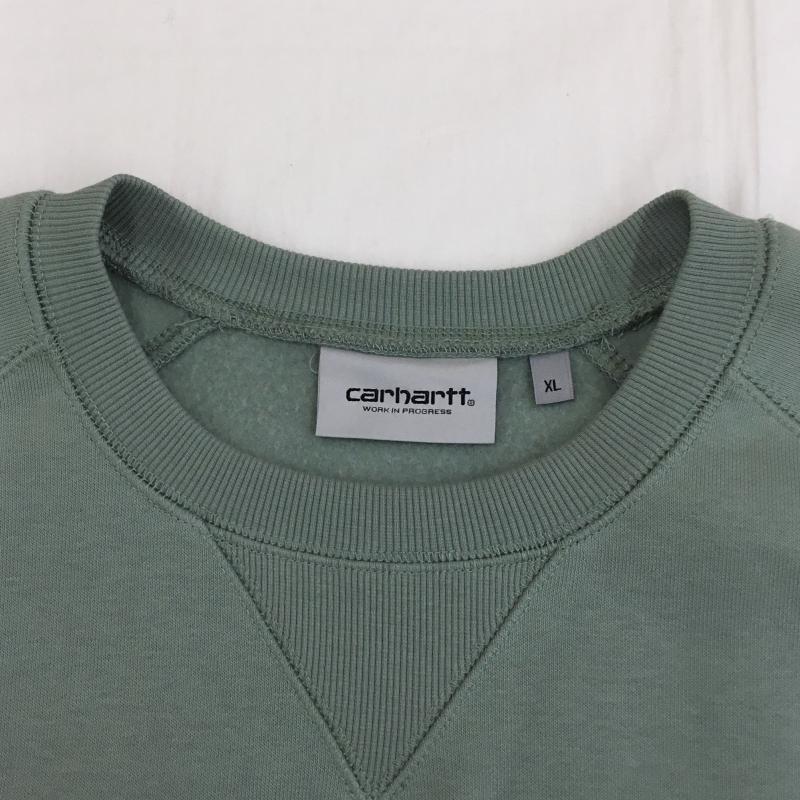カーハートダブリューアイピー Carhartt WIP トレーナー 長袖 Chase Sweat IO26383.1R1.XX.03 XL ロゴ、文字 X 刺繍 カーキ / カーキ / メンズ USED 古着 中古 10136365