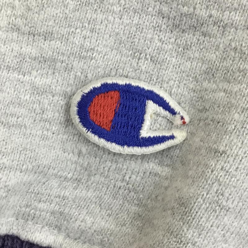 チャンピオン Champion トレーナー 長袖 REVERSE WEAVE USA製 M ロゴ、文字 灰 / グレー / X 紫 / パープル / メンズ USED 古着 中古 10135988