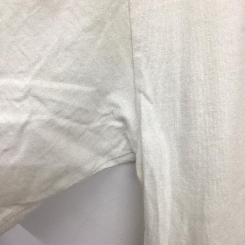 ダブルタップス W)TAPS Tシャツ 半袖 半袖カットソー プリントTシャツ クルーネックカットソー 2 ロゴ、文字 白 / ホワイト / メンズ USED 古着 中古 10128665