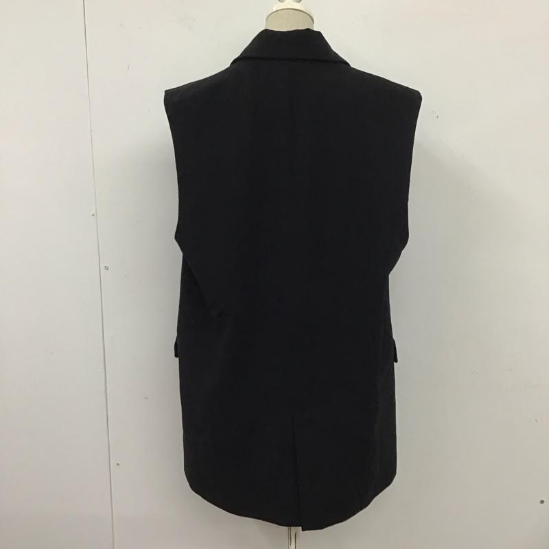 ザラ ZARA ベスト ベスト 2681 878 800 襟付き S 無地 黒 / ブラック / レディース USED 古着 中古 10125001