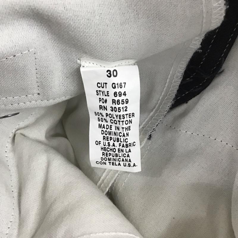 ベンデイビス BEN DAVIS パンツ ワークパンツ、ペインターパンツ ワークパンツ ワイドパンツ カジュアルパンツ 30インチ 無地 黒 / ブラック / メンズ USED 古着 中古 10110727