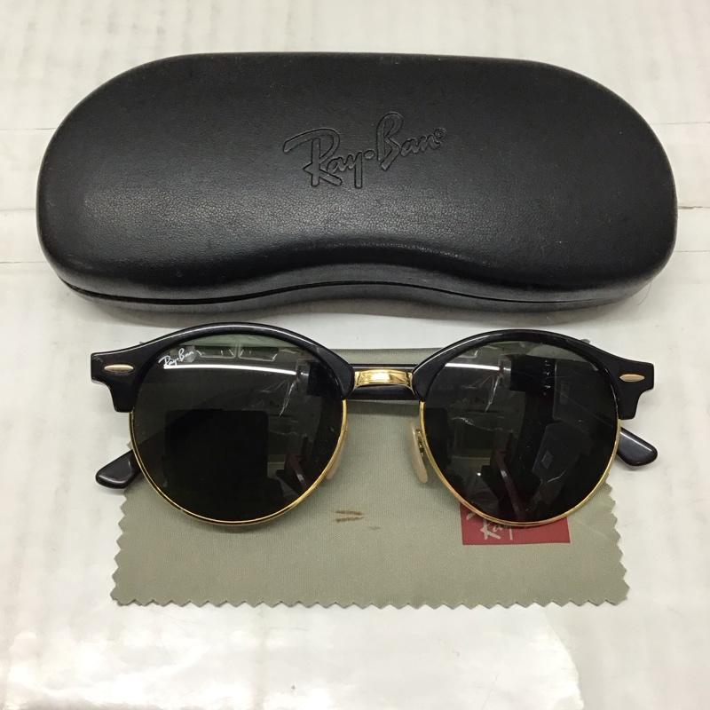 レイバン Ray-Ban めがね・サングラス サングラス RB4246 901 CLUBROUND CLASSIC ロゴ、文字 黒 / ブラック / メンズ USED 古着 中古 10114316