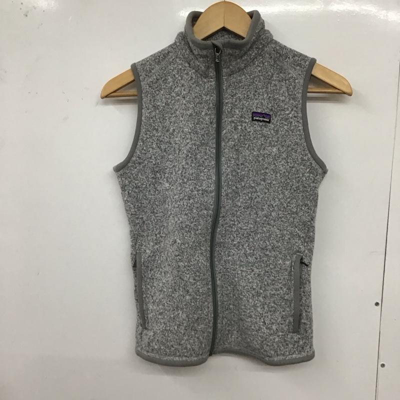 パタゴニア patagonia ベスト ベスト M 無地 灰 / グレー / レディース USED 古着 中古 10128284