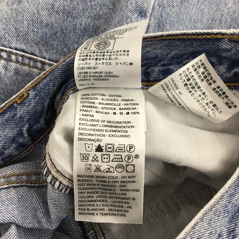 リーバイストラウスアンドコー Levi Strauss & co. パンツ デニム、ジーンズ デニムパンツ スリムパンツ カジュアルパンツ 無地 インディゴ / インディゴ / レディース USED 古着 中古 10138818