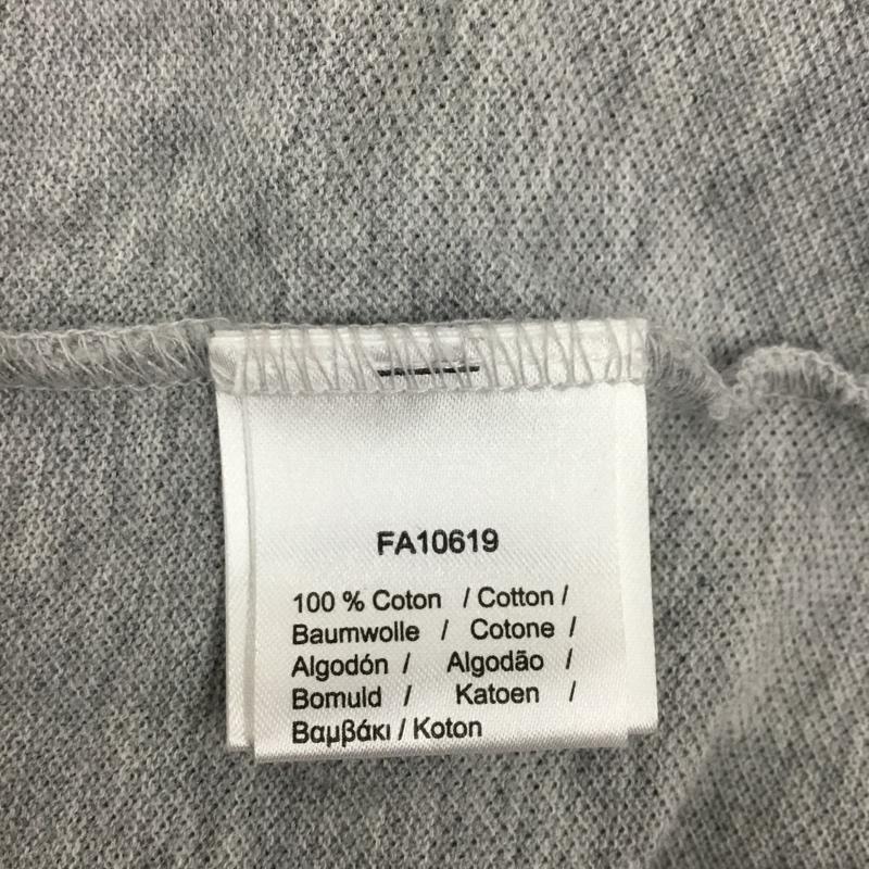 ラコステ LACOSTE ポロシャツ 半袖 半袖ポロシャツ カラーシャツ 半袖カットソー 5 ロゴ、文字 灰 / グレー / メンズ USED 古着 中古 10106508