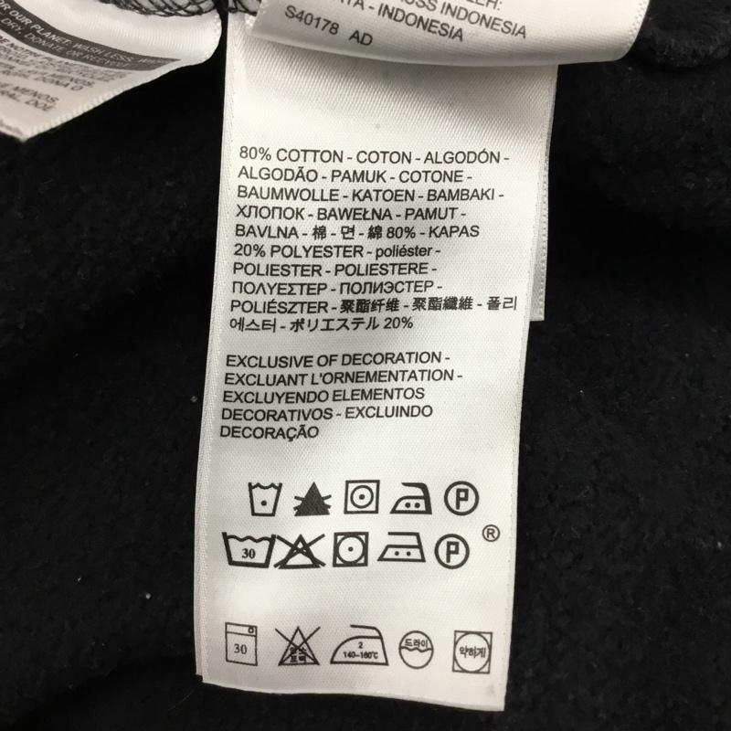 リーバイス Levi s トレーナー 長袖 A0751-0000 裏起毛 モックネック ハーフジップ スウェット M ロゴ、文字 黒 / ブラック / メンズ USED 古着 中古 10121232