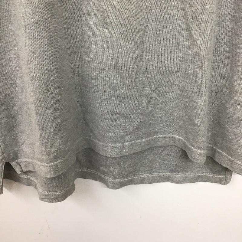 チャップス CHAPS ポロシャツ 半袖 半袖ポロシャツ 半袖カットソー カラーシャツ M ロゴ、文字 灰 / グレー / メンズ USED 古着 中古 10132331