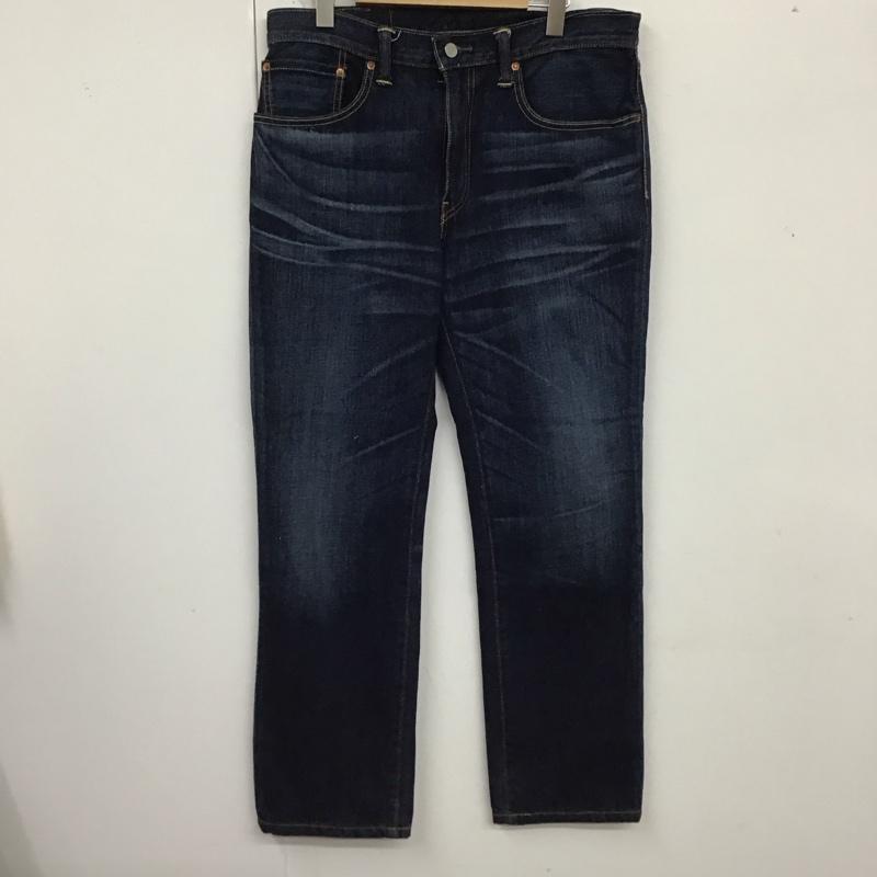 リーバイストラウスアンドコー Levi Strauss & co. パンツ デニム、ジーンズ デニムパンツ ストレートパンツ ワイドパンツ カジュアルパンツ 34 無地 インディゴ / インディゴ /  メンズ USED 古着 中古 10123557