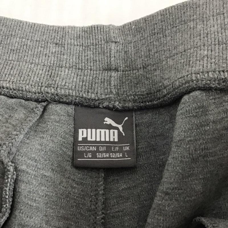 プーマ PUMA パンツ ワークパンツ、ペインターパンツ 762244-03 スウェットパンツ ワイドパンツ L ロゴ、文字 灰 / グレー /  メンズ USED 古着 中古 10122789