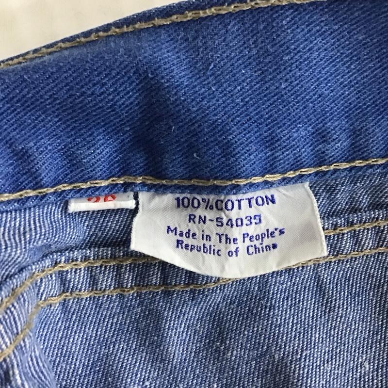古着 USED パンツ デニム、ジーンズ DISCO JEANS 36 36 無地 青 / ブルー / メンズ USED 古着 中古 10115711