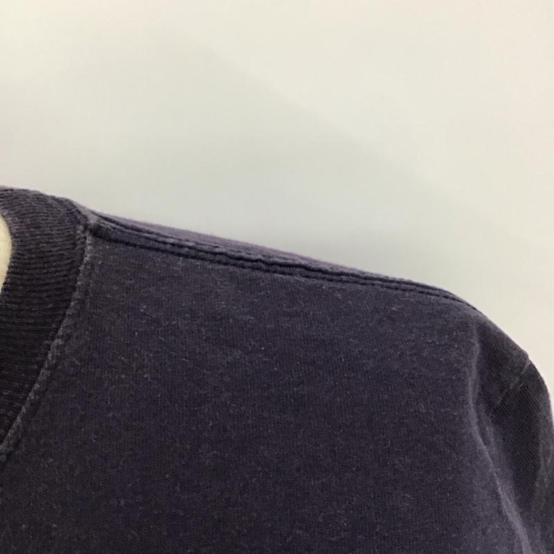 マジェスティック MAJESTIC Tシャツ 半袖 半袖カットソー プリントTシャツ クルーネックカットソー M プリント 紺 / ネイビー /  メンズ USED 古着 中古 10111150