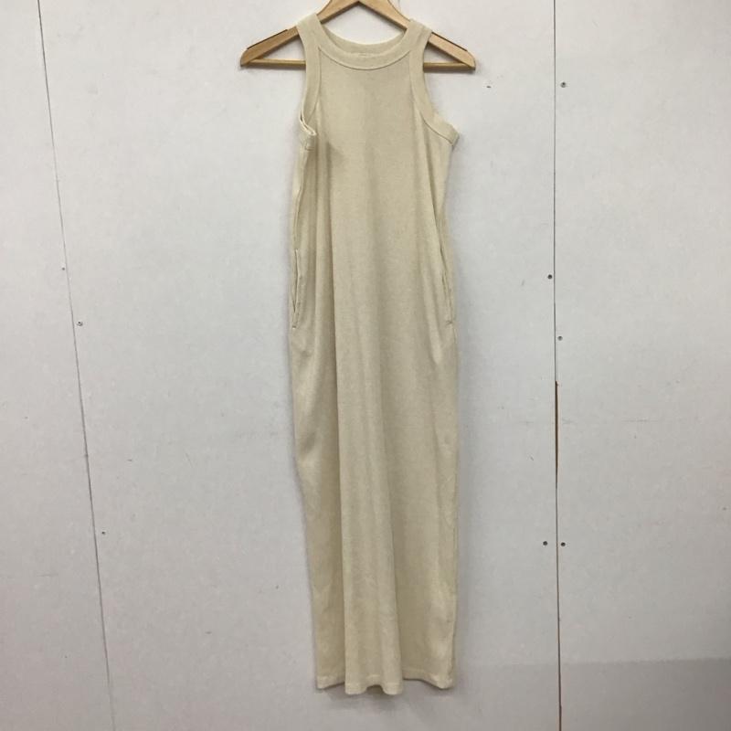フリークスストア FREAK S STORE ワンピース ロングスカート ノースリーブロングワンピース フレアスカート FREE 無地 アイボリー / アイボリー / レディース USED 古着 中古 10138354
