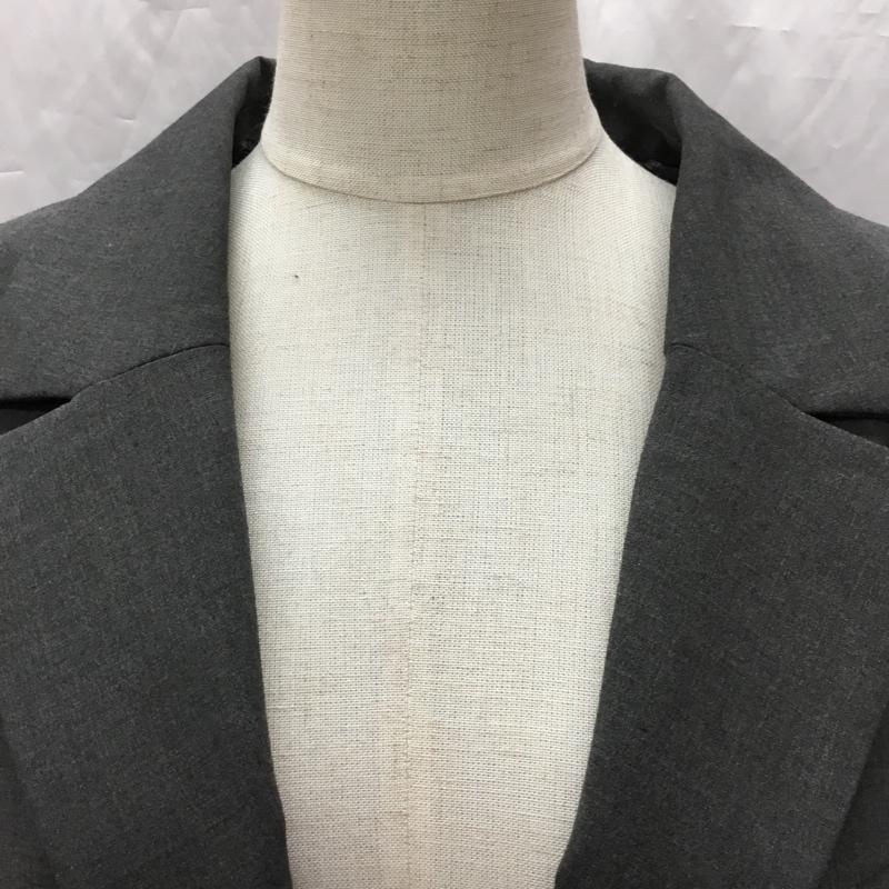ザラ ZARA ジャケット、上着 ジャケット、ブレザー 1255 836 922 テーラードジャケット ロング丈 S 無地 灰 / グレー / レディース USED 古着 中古 10112899