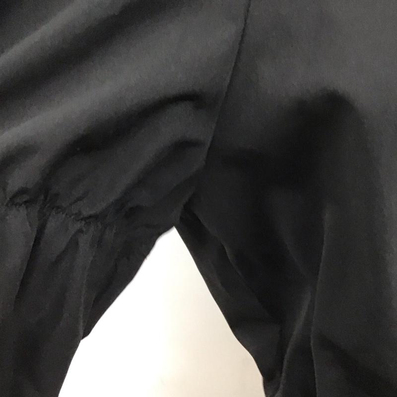 ザラ ZARA シャツ、ブラウス 長袖 8351 249 800 シャーリング XL 無地 黒 / ブラック / レディース USED 古着 中古 10112047