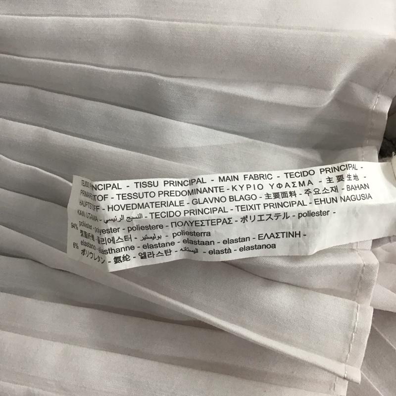 ザラ ZARA カットソー 長袖 XS 無地 白 / ホワイト / X 黒 / ブラック / レディース USED 古着 中古 10124804