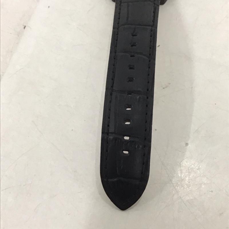 エンポリオアルマーニ EMPORIO ARMANI 腕時計 アナログ(クォーツ式) AR5916 レザーベルト ロゴ、文字 黒 / ブラック / X 紺 / ネイビー / メンズ USED 古着 中古 10134050