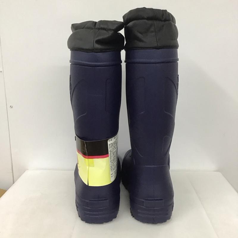 ダンロップ DUNLOP 長靴、レインシューズ 長靴、レインシューズ BG801 作業靴 XL XL ロゴ、文字 紺 / ネイビー / メンズ USED 古着 中古 10135346
