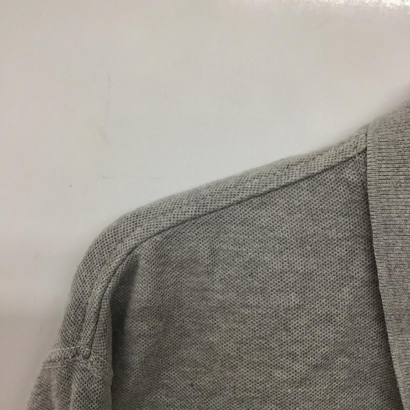 チャップス CHAPS ポロシャツ 半袖 半袖ポロシャツ 半袖カットソー カラーシャツ M ロゴ、文字 灰 / グレー / メンズ USED 古着 中古 10132331