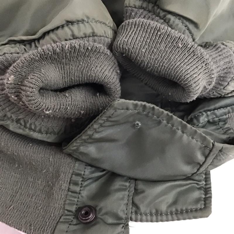 アルファインダストリー Alpha Industries ジャケット、上着 ジャンパー、ブルゾン ジップアップジャケット パーカージャケット アウター ミリタリージャケット M 無地 カーキ / カーキ /  メンズ USED 古着 中古 10125295