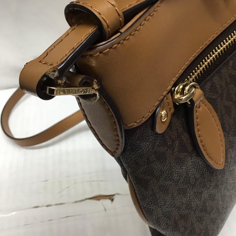 マイケルコース MICHAEL KORS ショルダーバッグ ショルダーバッグ 35S9GI7C7B ロゴ、文字 茶 / ブラウン / X ダークブラウン / ダークブラウン / レディース USED 古着 中古 10120210
