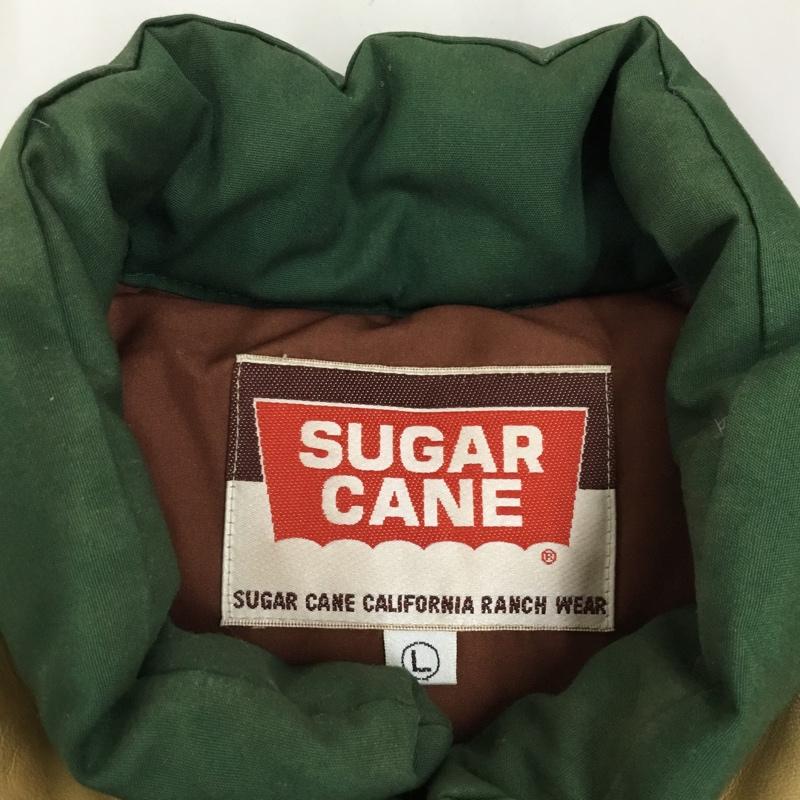 シュガーケーン SUGAR CANE ベスト ベスト ダウンベスト ノースリーブカットソー ジップアップジャケット ボタン付き L ロゴ、文字 マルチカラー / マルチカラー / メンズ USED 古着 中古 10120957