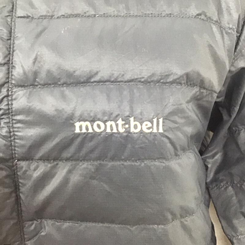 モンベル mont-bell ジャケット、上着 ジャケット、ブレザー 1601109 ダウンジャケット ナイロンジャケット アウター XS ロゴ、文字 紺 / ネイビー / レディース USED 古着 中古 10127846