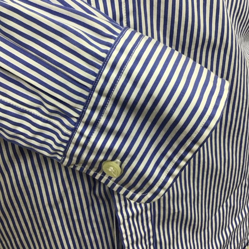 ポロラルフローレン POLO RALPH LAUREN シャツ、ブラウス 長袖 長袖シャツ カラーシャツ ストライプシャツ 長袖カットソー 6 ストライプ 白 / ホワイト / X 水色 / ライトブルー /  メンズ USED 古着 中古 10110774