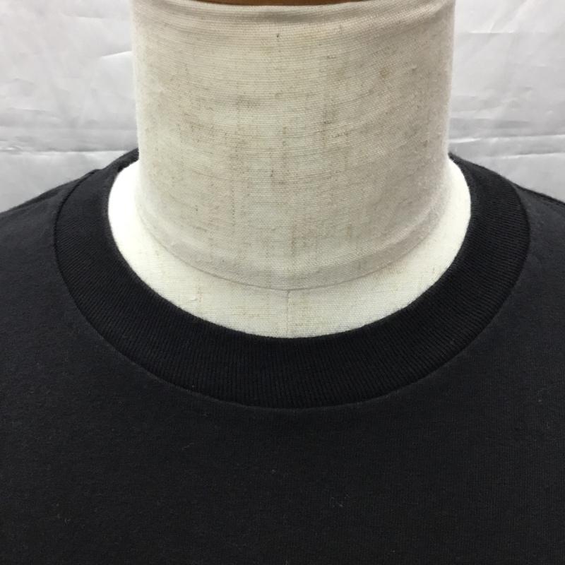 チャレンジャー CHALLENGER カットソー 長袖 長袖カットソー クルーネックカットソー ロングスリーブカットソー プリントTシャツ L ロゴ、文字 黒 / ブラック /  メンズ USED 古着 中古 10112210