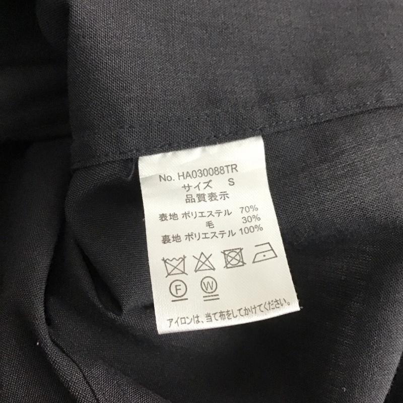 ハレ HARE ジャケット、上着 ジャンパー、ブルゾン カジュアルジャケット アウター カラージャケット フロントボタン S 無地 ダークグレー / ダークグレー / メンズ USED 古着 中古 10148954