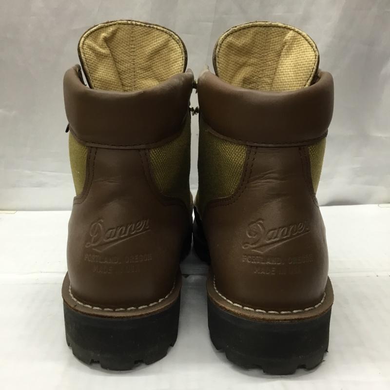 ダナー Danner アウトドアシューズ アウトドアシューズ 30440 ダナーライト トレッキングシューズ US10 箱有 US:10 ロゴ、文字 茶 / ブラウン / X ベージュ / ベージュ / メンズ USED 古着 中古 10115237
