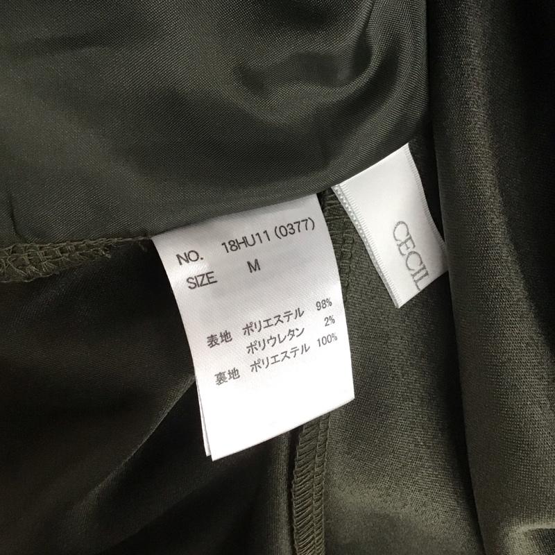 セシルマクビー CECIL McBEE セットアップ セットアップ ビスチェ スカート M 無地 カーキ / カーキ / レディース USED 古着 中古 10112633