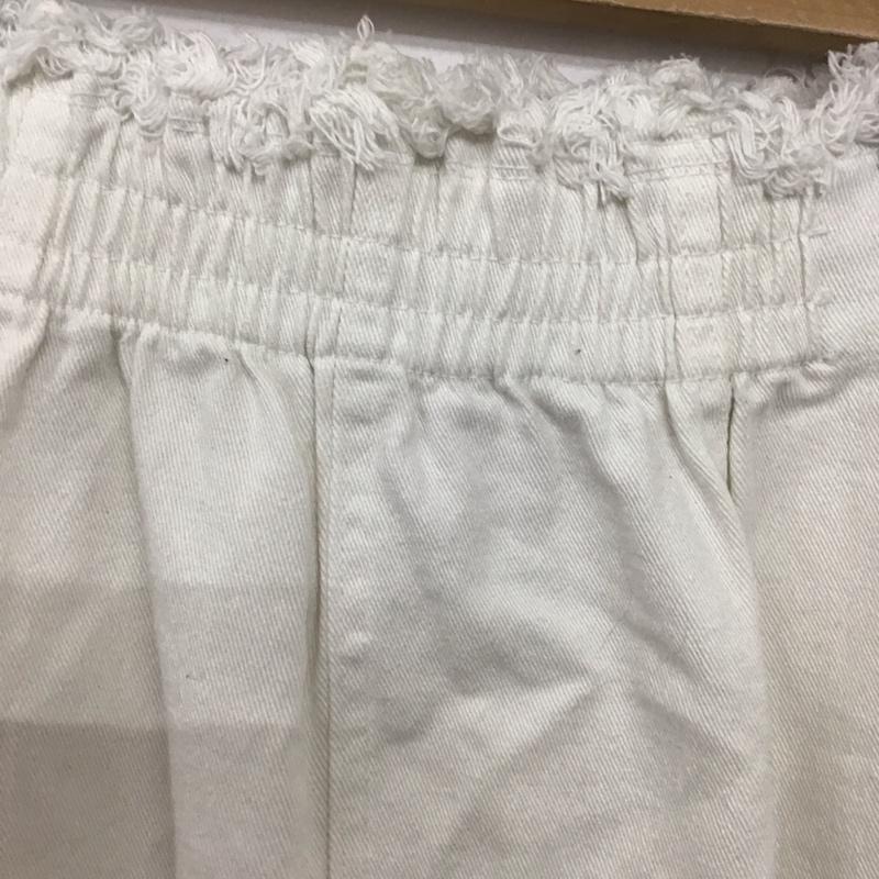 アズールバイマウジー AZUL BY MOUSSY スカート ロングスカート 250fsb31-258d ASYMMETRYBUTTONSLITSKIRT ロングスカート S 無地 白 / ホワイト / レディース USED 古着 中古 10136108