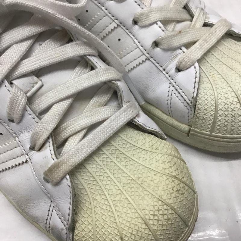 アディダス adidas スニーカー スニーカー EG4960 SUPERSTAR スーパースター 23.5cm 23.5cm ロゴ、文字 白 / ホワイト / レディース USED 古着 中古 10116065