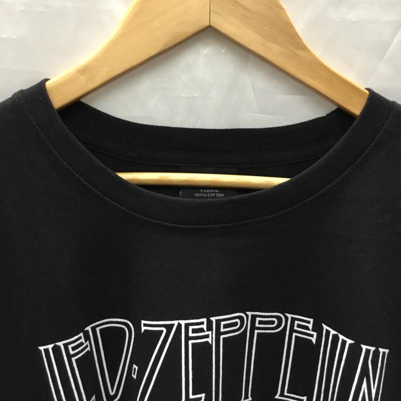 古着 USED Tシャツ 半袖 半袖カットソー プリントTシャツ クルーネックカットソー バンドTシャツ L プリント 黒 / ブラック / メンズ USED 古着 中古 10106940