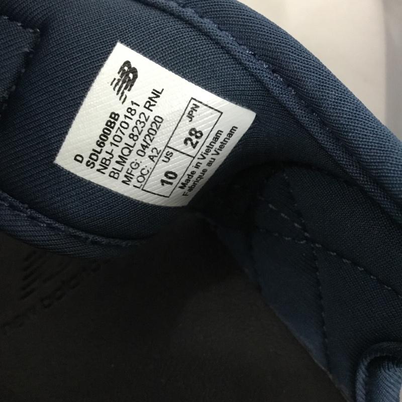 ニューバランス New Balance サンダル サンダル SDL600BB スポーツサンダル 28cm 28.0cm ロゴ、文字 黒 / ブラック / X 紺 / ネイビー / メンズ USED 古着 中古 10131197