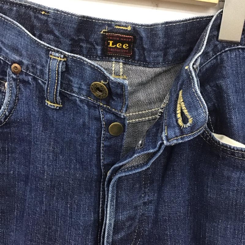 リー Lee パンツ デニム、ジーンズ デニムパンツ スリムパンツ カジュアルパンツ 90s 復刻セルビッチ 31インチ 無地 インディゴ / インディゴ /  メンズ USED 古着 中古 10126651