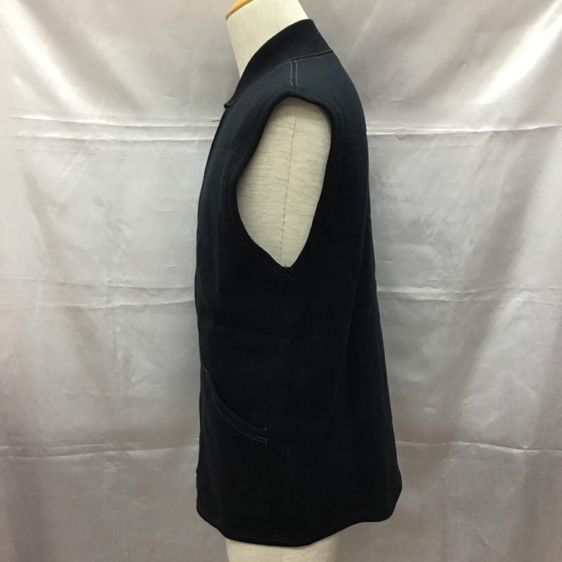 ユニオンメイド UNION MADE ベスト ベスト CUSHMAN L 無地 黒 / ブラック / メンズ USED 古着 中古 10108903