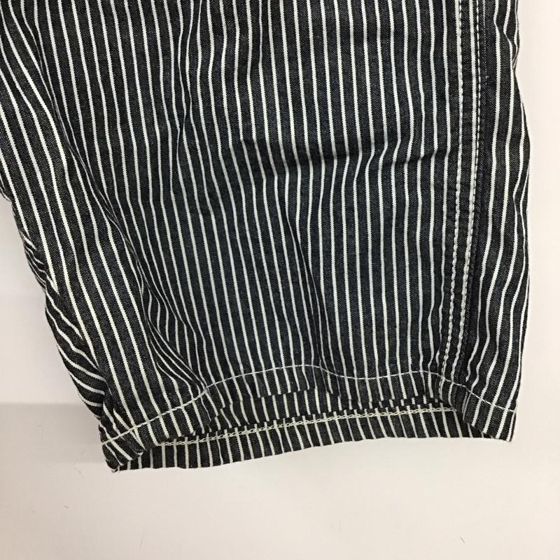 リー Lee パンツ ショートパンツ lm5933 イージーベイカーショーツ ハーフパンツ S ストライプ 白 / ホワイト / X 青 / ブルー / メンズ USED 古着 中古 10134571