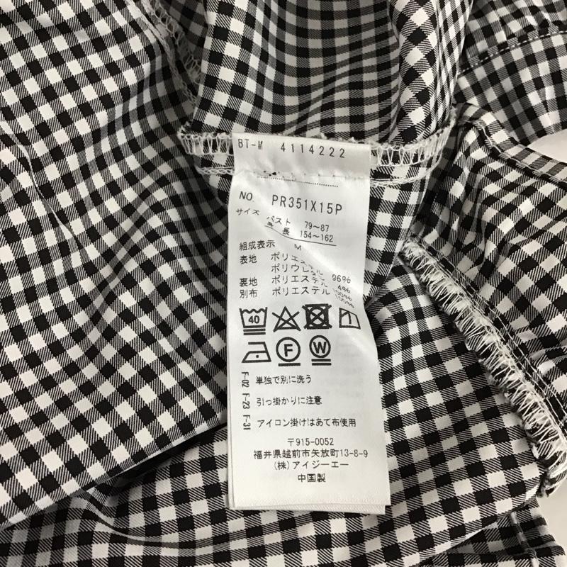 アクシーズファム axes femme ワンピース ひざ丈スカート M チェック マルチカラー / マルチカラー / レディース USED 古着 中古 10131895