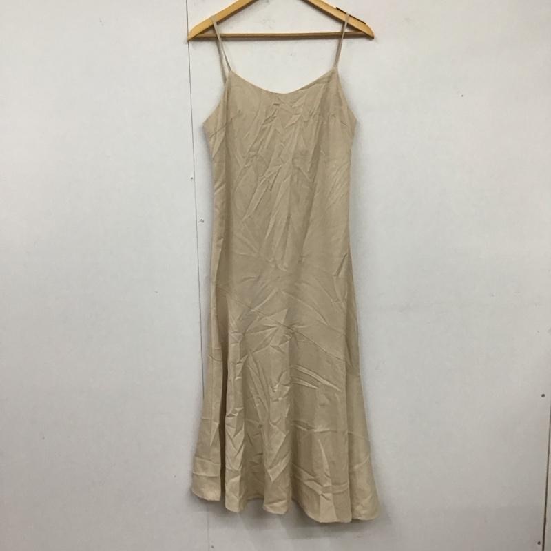 グレイル GRL ワンピース ロングスカート キャミソールワンピース M 無地 ベージュ / ベージュ / レディース USED 古着 中古 10119254
