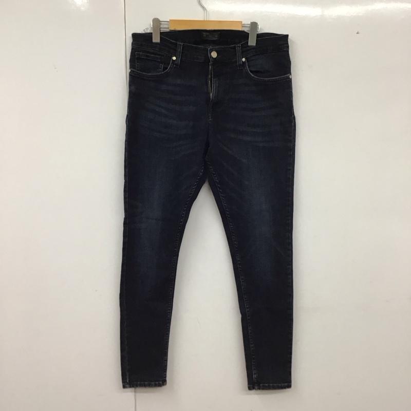 ザラメン ZARA MAN パンツ デニム、ジーンズ デニムパンツ スリムパンツ カジュアルパンツ ストレッチパンツ 42インチ 無地 インディゴ / インディゴ / メンズ USED 古着 中古 10130065