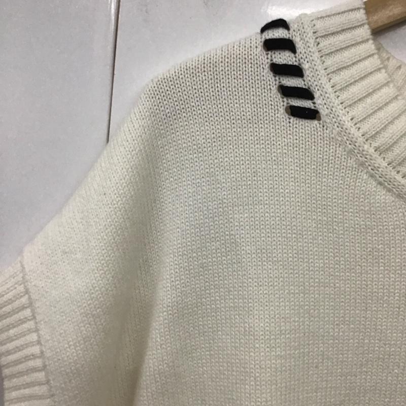 ザラ ZARA ベスト ベスト 4938 405 712 プルオーバーベスト オーバーサイズ M 無地 白 / ホワイト / X 黒 / ブラック / レディース USED 古着 中古 10131282