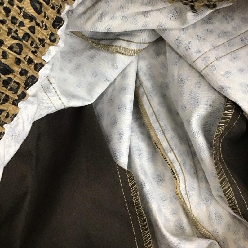 フリークスストア FREAK S STORE パンツ ワークパンツ、ペインターパンツ ワークパンツ ワイドパンツ カジュアルパンツ S ヒョウ柄・レオパード柄 茶 / ブラウン /  メンズ USED 古着 中古 10122975