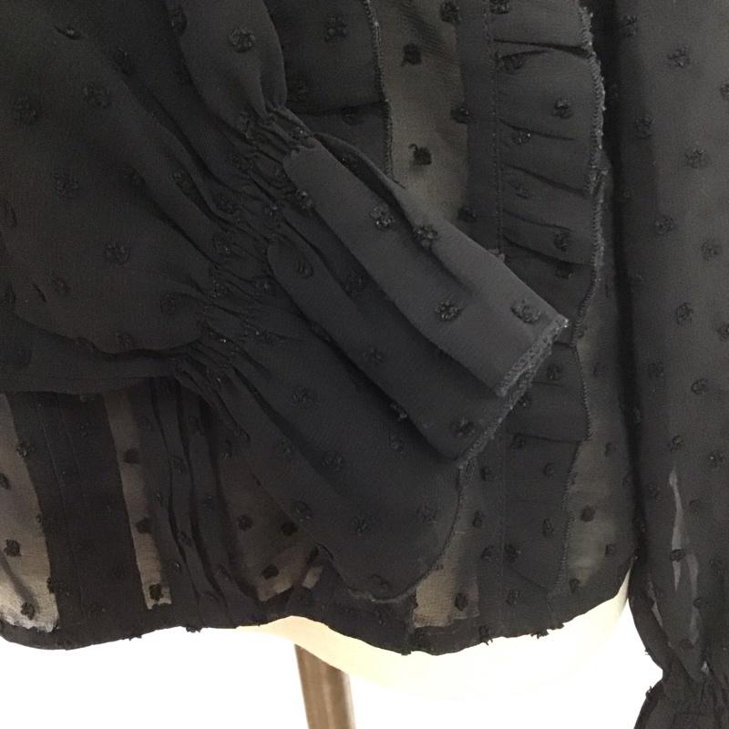 ザラ ZARA シャツ、ブラウス 長袖 S 黒 / ブラック / レディース USED 古着 中古 10110346