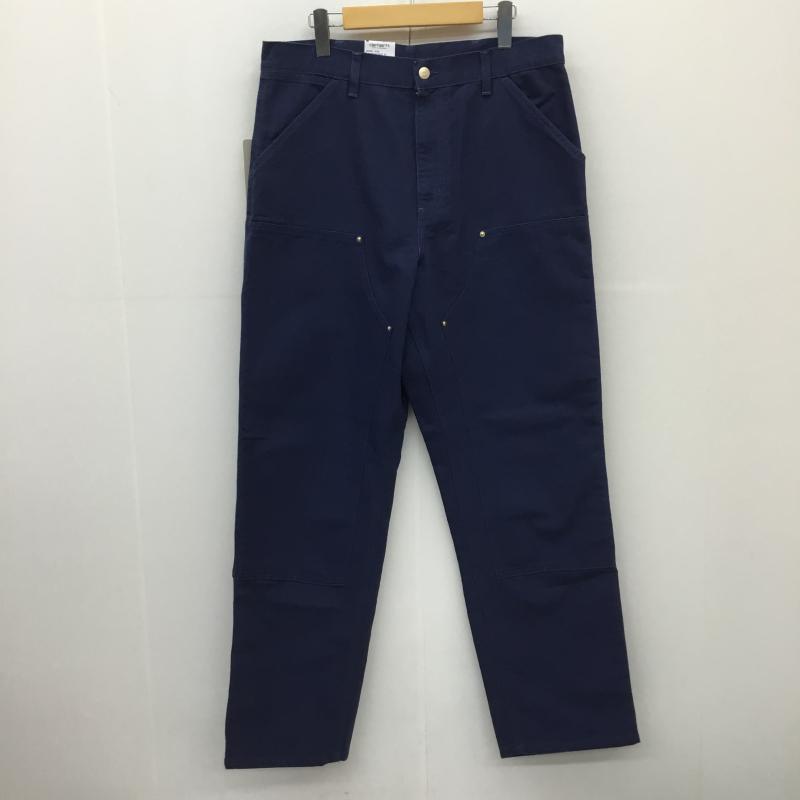 カーハートダブリューアイピー Carhartt WIP パンツ ワークパンツ、ペインターパンツ DOUBLE KNEE PANT I031501.01.02.32 33インチ 無地 紺 / ネイビー / メンズ USED 古着 中古 10128838