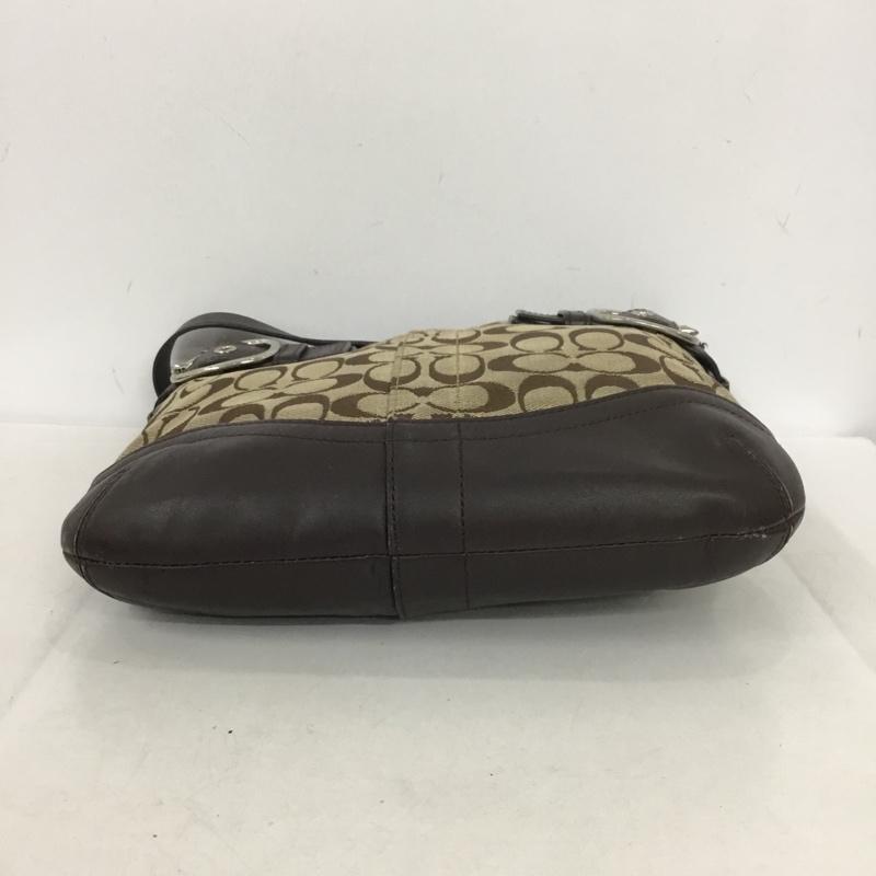 コーチ COACH ショルダーバッグ ショルダーバッグ F17088 シグネチャー 総柄 ベージュ / ベージュ / X 茶 / ブラウン / レディース USED 古着 中古 10137940