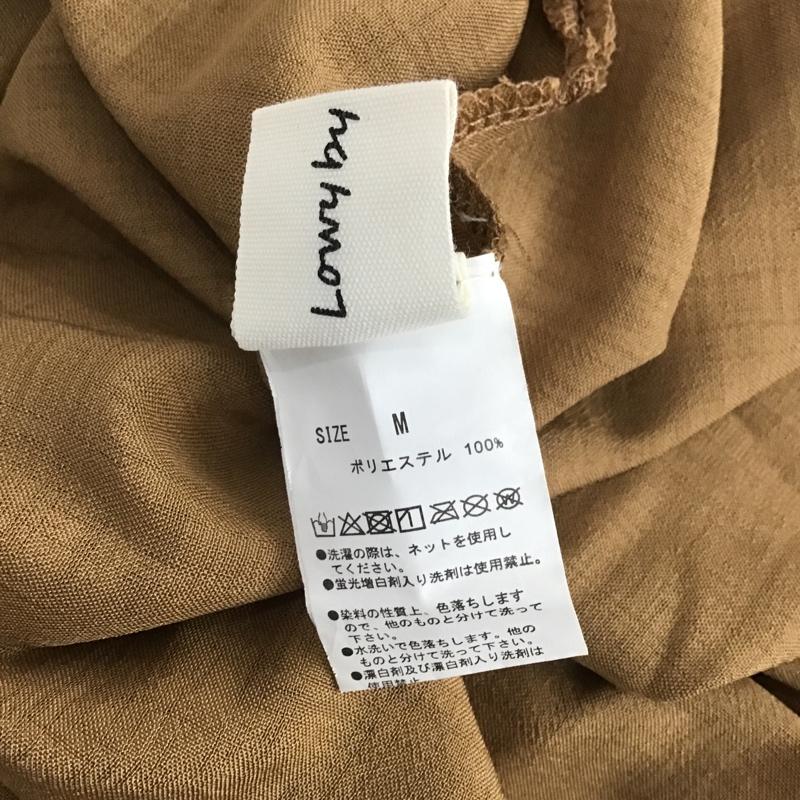 ロヴィ LOWY ワンピース ロングスカート 半袖 M 無地 茶 / ブラウン / レディース USED 古着 中古 10105735